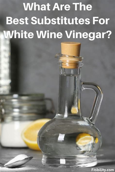 alternative to white wine vinegar.